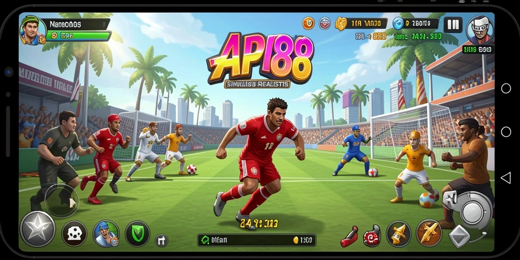 Tangkapan layar menunjukkan gameplay interaktif yang mendalam dari API88.