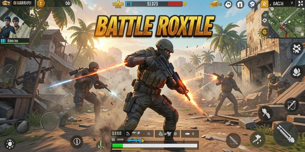 Gameplay seru CEMARA77 dalam style Battle Royale.