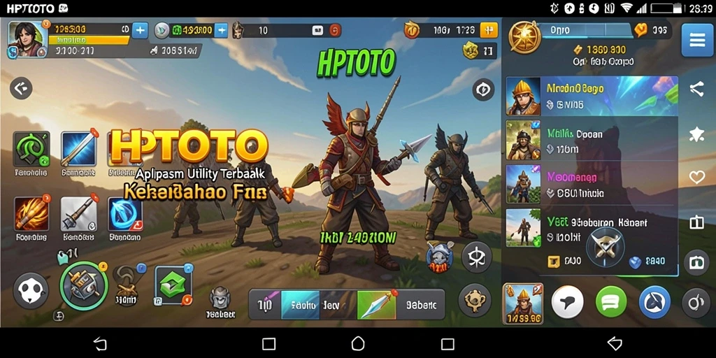 Tampilan antarmuka HPTOTO yang bersih dan modern