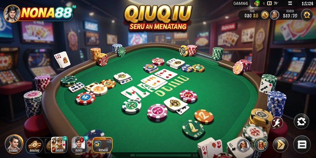 Gameplay seru dari QiuQiu di NONA88.