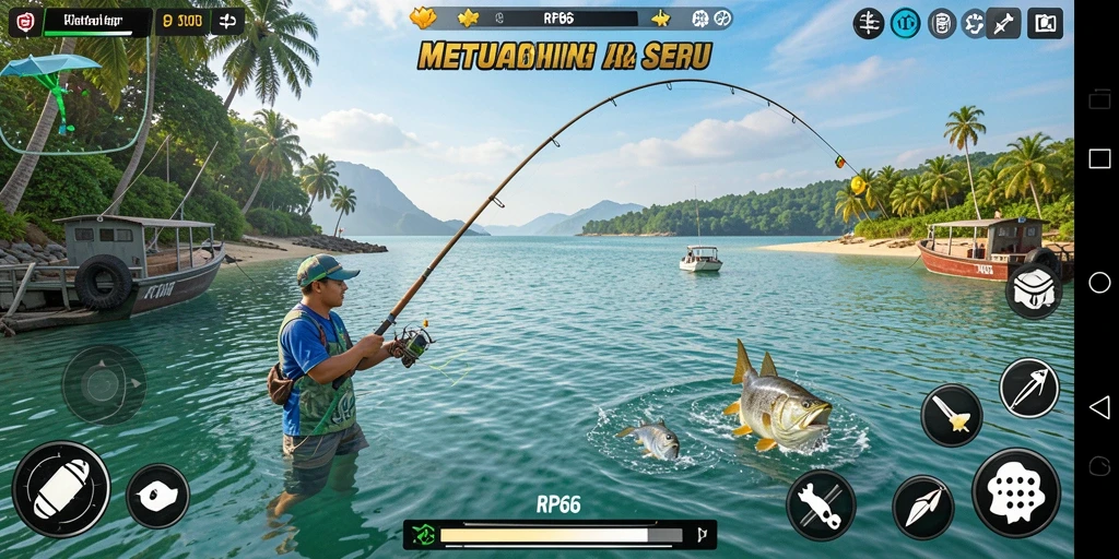 Tangkapan ikan yang hebat dalam permainan RP66.