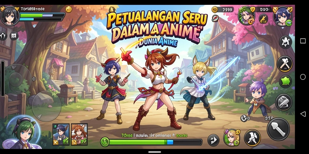 Screenshot gameplay TOPI189 yang menunjukkan aksi seru dalam dunia Anime.